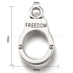 Tibetan Style Alloy Pendants&nbsp;TIBE-S323-082AS-RS
