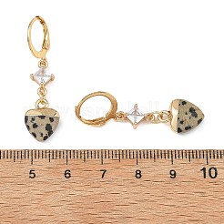 Natural Gemstone Leverback Dangle Earrings&nbsp;EJEW-JE07371