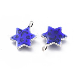 Alloy Enamel Pendants&nbsp;ENAM-F135-001AS