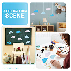 320Pcs 3 Colors Cloud Shape Blank Bulletin Board&nbsp;DIY-CA0008-29