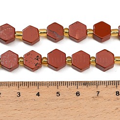 Natural Red Jasper Beads Strands&nbsp;G-F833-B15-01