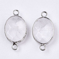 Natural Quartz Links/Connectors&nbsp;G-T131-102-33
