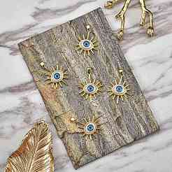 5Pcs Brass Pendants&nbsp;KK-SZ0004-20