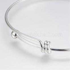 Adjustable Brass Bangles&nbsp;BJEW-P148-03