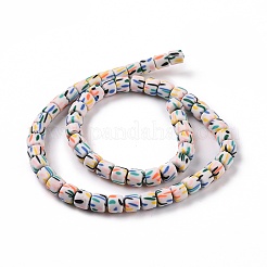 Handmade Polyester Clay Beads Strand&nbsp;X-CLAY-P001-01A