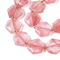 Cherry Quartz Glass Beads Strands&nbsp;G-N368-01A-21