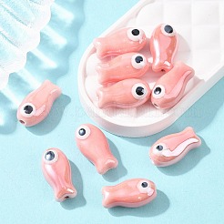 Handmade Porcelain Beads&nbsp;LS-PORC-WH0019-02B