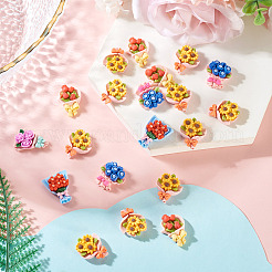 20Pcs Opaque Resin Cabochons&nbsp;CRES-TA0001-85