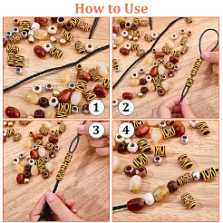DIY African Dreadlock Hair Accessories Kits&nbsp;FIND-PA0001-49