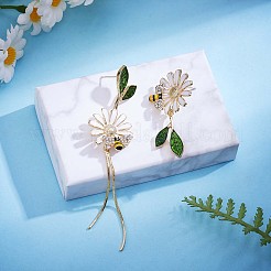 Daisy & Bee Enamel Asymmetric Earrings&nbsp;JE963A