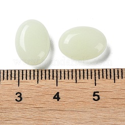 Synthetic Luminous Stone Flat Oval Palm Stone&nbsp;G-B063-02A