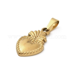 304 Stainless Steel Pendants&nbsp;STAS-P400-06G