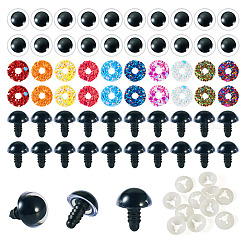 40 Sets 10 Colors Plastic Craft Eyes&nbsp;FIND-TA0003-88