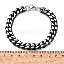 304 Stainless Steel Cuban Link Chain Bracelets for Men Women&nbsp;BJEW-C124-04A-02