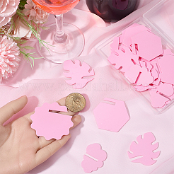 24Pcs 4 Styles Acrylic Wine Glass Charms&nbsp;AJEW-SC0031-67