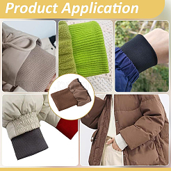 3 Pairs Polyester Elastic Ribbing Fabric&nbsp;FIND-BC0019-84B