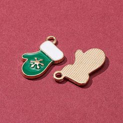 24Pcs 12 Style Christmas Theme Eco-Friendly Alloy Enamel Pendants&nbsp;ENAM-FS0001-30