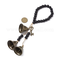 Iron Witch Bell & Alloy Key Pendant Decorations&nbsp;KEYC-JKC00884