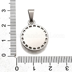 304 Stainless Steel Pendants&nbsp;STAS-B086-10B-P