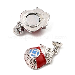 Brass Enamel Magnetic Clasps&nbsp;KK-C066-25P