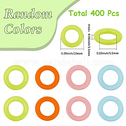 4 Sets Plastic Flat Round Knitting Aid&nbsp;DIY-SC0030-18