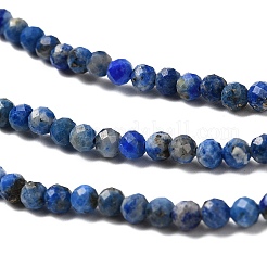 Natural Lapis Lazuli Beads Strands&nbsp;G-RM2025526-A01-3mm