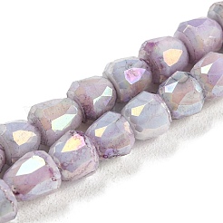Electroplate Glass Beads Strand&nbsp;GLAA-G088-03-01
