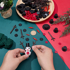 DIY Christmas Snowman Findings Kits&nbsp;DIY-SP0006-32
