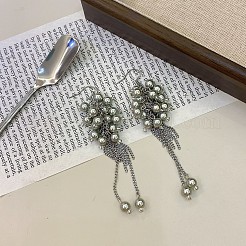 Alloy & Imitation Pearl Dangle Earrings&nbsp;WG71AF7-01