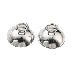 Non-Tarnish 304 Stainless Steel Bead Cap Bails&nbsp;STAS-G310-33P
