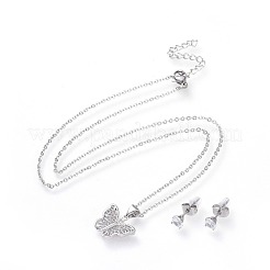 304 Stainless Steel Jewelry Sets&nbsp;SJEW-F211-04-P
