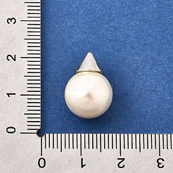 Shell Pearl Round Pendants&nbsp;STER-L067-01P