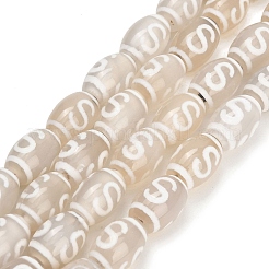 Tibetan Style dZi Beads Strands&nbsp;GG-CBA4812-C05-8X12MM