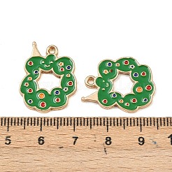 Christmas Alloy Enamel Pendants&nbsp;ENAM-I081-01KCG-03