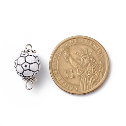Acrylic Basketball Connector Charms&nbsp;PALLOY-JF01869-04