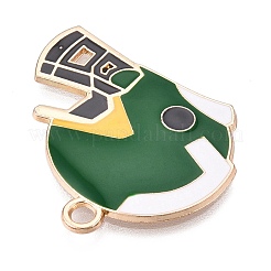 Rugby Theme Alloy Enamel Pendants&nbsp;LS-ENAM-T021-05KCG