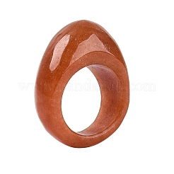 Natural Red Aventurine Finger Rings for Unisex&nbsp;G-Q601-20A