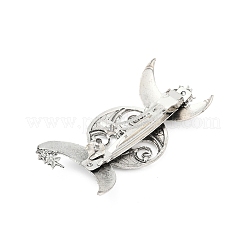 Viking Style Zinc Alloy Snap Hair Clips For Women&nbsp;PHAR-B090-01AS-05