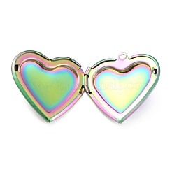 304 Stainless Steel Locket Pendants&nbsp;STAS-O147-01A