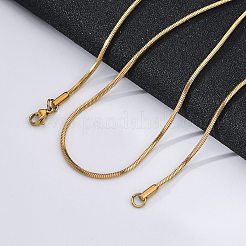 304 Stainless Steel Snake Chain Necklaces&nbsp;MAK-L015-03C