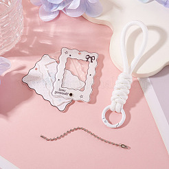 Polyester & Acrylic Photo Frame Keychains&nbsp;KEYC-TAC0030-11D