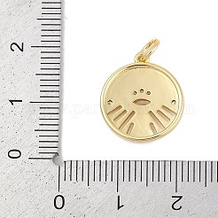 Rack Plating Brass Pendants&nbsp;KK-Q028-49G