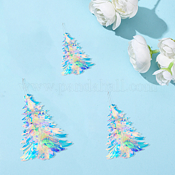 3Pcs 3 Styles Plastic Christmas Tree Pendant Decorations&nbsp;DIY-GF0011-69