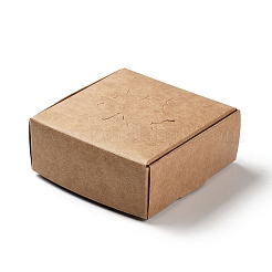 30Pcs Eco-Friendly Square Folding Kraft Paper Gift Box&nbsp;CON-CJ0001-15