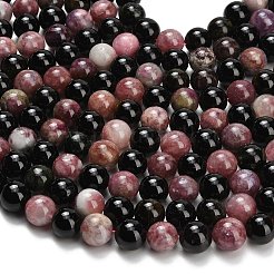 Natural Multicolor Tourmaline Beads Strands&nbsp;G-UK0035-A01-12MM