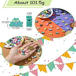 200Pcs Handmade Polymer Clay Beads&nbsp;CLAY-CJ0001-91