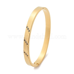 304 Stainless Steel Rhinestone Bangles for Women&nbsp;BJEW-Z092-16G