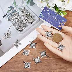 50Pcs Tibetan Style Alloy Pendants&nbsp;FIND-SC0007-81