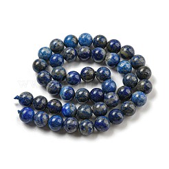 Natural Lapis Lazuli Beads Strands&nbsp;G-E483-17-8mm