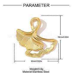 304 Stainless Steel Pendants&nbsp;STAS-OY010-72G